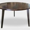 mesa circular marron